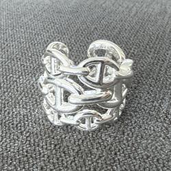 Hermès - Bague Chaîne d'ancre Enchaînée - grand modèle - HERMES - taille 53
