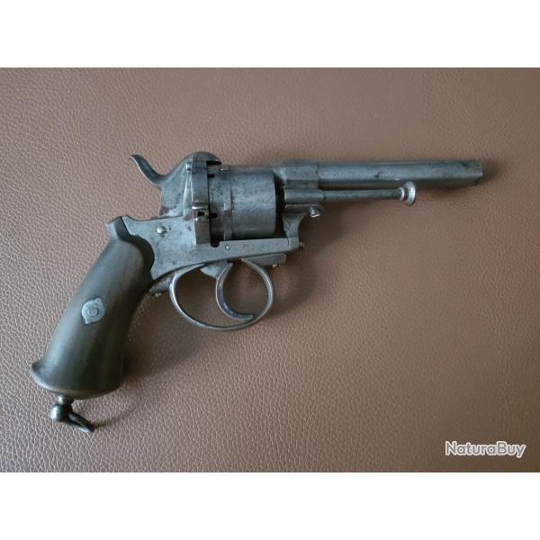 Revolver type LEFAUCHEUX calibre 9mm  broche