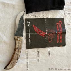 COUTEAU CORSE ARTISANAL brut de forge