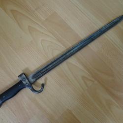 Baïonnette Berthier 1892 1er type