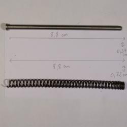 Tige guide + ressort (N°8)
