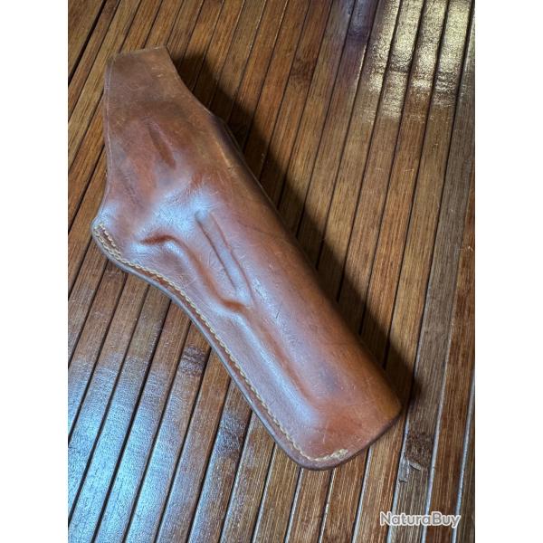 BEAU HOLSTER EN CUIR M31 COMBAT FABRICATION FRANAISE SOLIDE BON TAT
