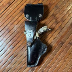 BEAU HOLSTER DE QUALITÉ EN CUIR POUR REVOLVER COMPACTE SUBNOSE DU SOLIDE