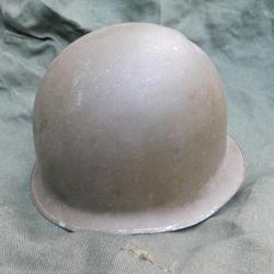 INDOCHINE : CASQUE MODELE 1951 DATE 1953 + SOUS-CASQUE DATE 1970