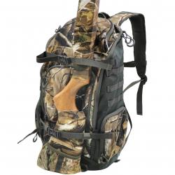 Sac à Dos Camouflage Etanche Grande Capacité Chasse Durable Multi-Poches avec Porte-Fusil/Pistole