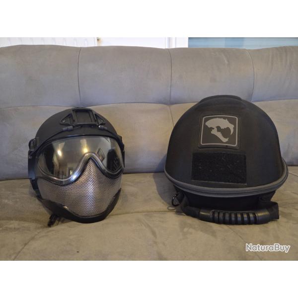 Casque Warq avec son sac de transport