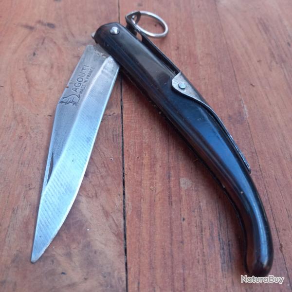 Joli Couteau AGOUTI MADE IN FRANCE Manche en Rsine