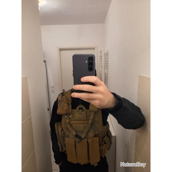 Gilet tactique Swiss Arms full quiper