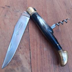 Joli Couteau LAGUIOLE EXTRA G.DAVID 2 Piéces Manche en Corne