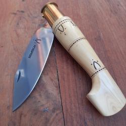 Gros Couteau NONTRON SABOT Manche en Buis