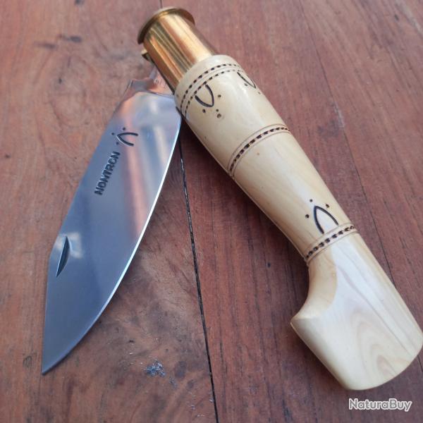 Gros Couteau NONTRON SABOT Manche en Buis