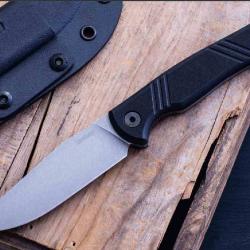 Couteau Kershaw Pack Mule Lame Clip Point Acier N690 Manche G10 Etui Kydex USA KS1089