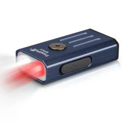 Lampe trustfire 4 mode lumière blanche + lumière rouge - mini x - bleu marine - LIVRAISON GRATUITE