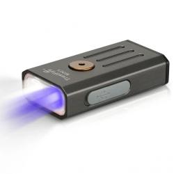 Lampe trustfire mini x 4 modes lumière blanche + Ultra-violet - gris - LIVRAISON GRATUITE