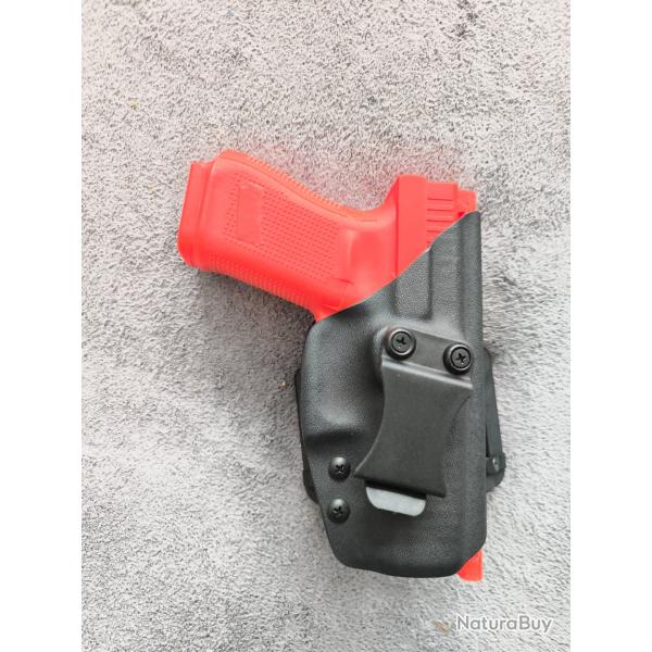 tui Kydex Glock 19 Gen 5 Hybride IWB OWB