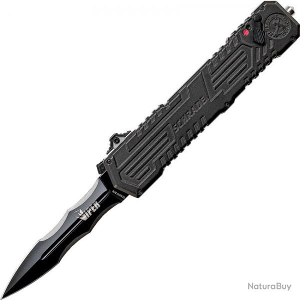 Couteau Automatique OTF Schrade Viper Lame Acier 4034 Manche Alu Scurit Clip SCHOTF3CB