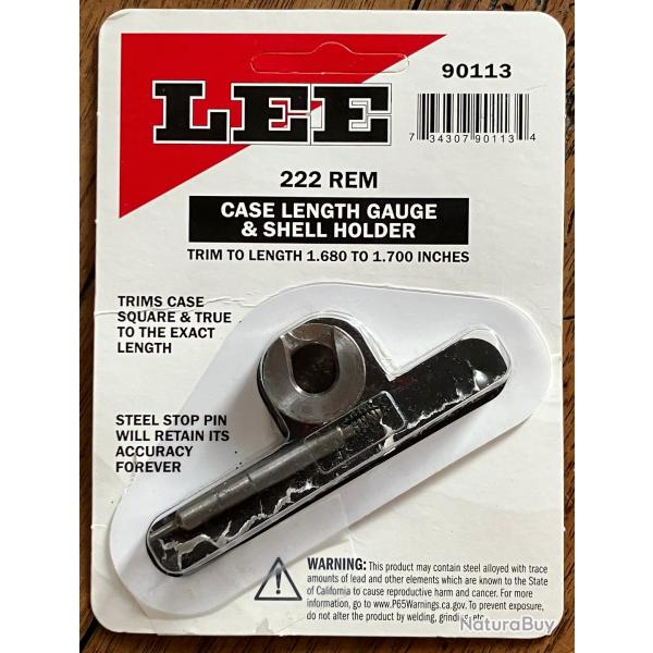 case lenght gauge & shell holder 222 REM