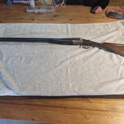 Fusil juxtaposé Manufrance type " becassier" DANS SON JUS