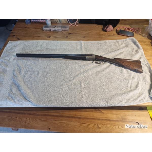 Fusil juxtapos Manufrance type " becassier" DANS SON JUS