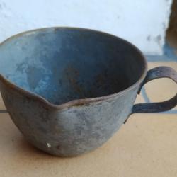 QUART EN METAL  DE SOLDAT FRANCAIS POILU  1914-1918 INDO ALGERIE OPEX N3