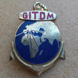 INSIGNE GROUPEMENT  D'INSTRUCTION DES TROUPES  DE MARINE  GITDM