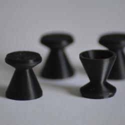 DIABOLO .36 / calibre 36 poudre noire / lot de 100 sabots