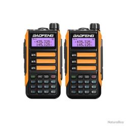 2x radios baofeng uv-16 pro - orange - LIVRAISON GRATUITE