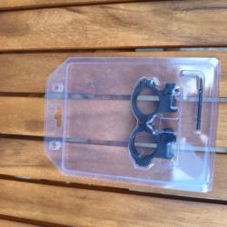 Montage Hawke pour lunette diam 25mm pour rail 11mm