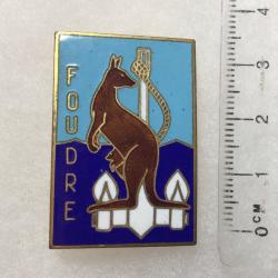 FRANCE MARINE - INSIGNE LSD FOUDRE 1952 Indochine Fabrication  Augis St Bart Lyon