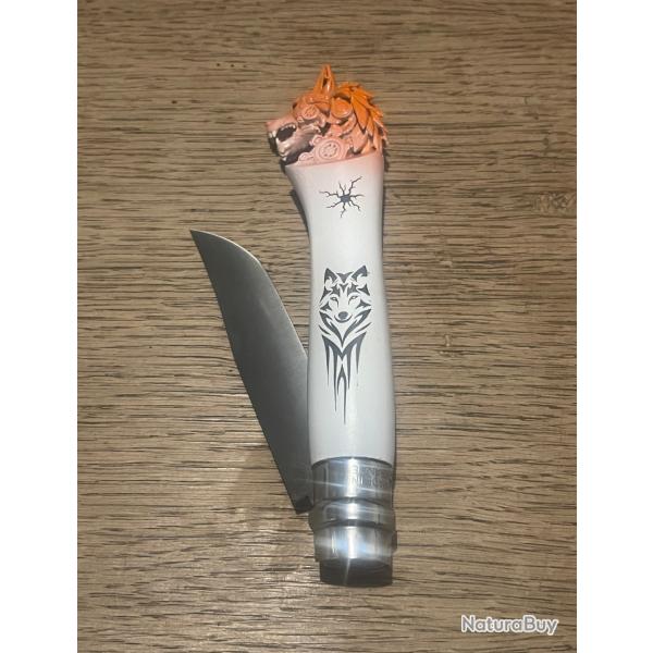 Couteau pliant opinel numro 8 ( custom )