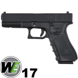 Pistolet Airsoft Gaz WE R17 Gen4 GBB Blowback Réplique G17 Noir