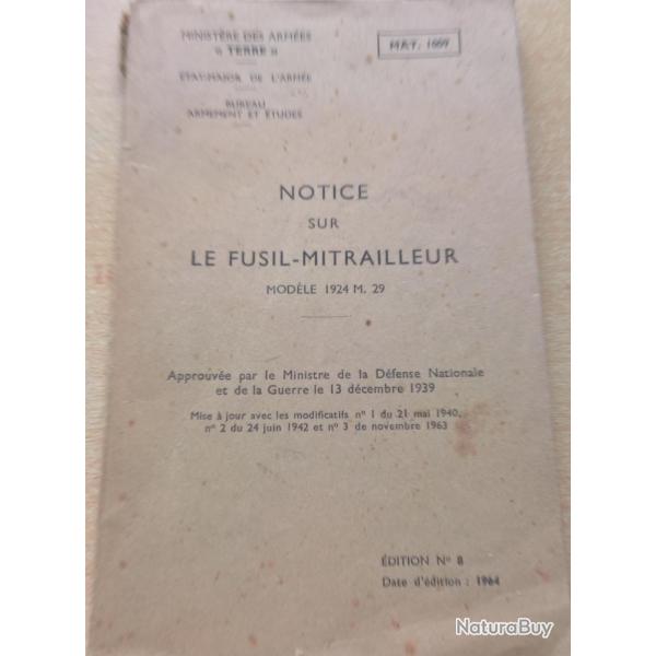 MAT 1009 Le fusil mitrailleur modle 1924 M.29
