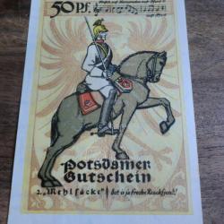 billet nécessité germany notgeld  50 pfennings 11.1921 / N°48929 neuf