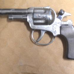 Jouet ancien revolver à amorce des année 70
