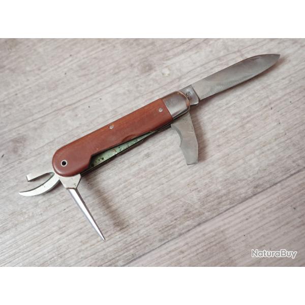 Couteau multifonction en dotation Arme Suisse - Elsener Schwyz. Modle de 1953