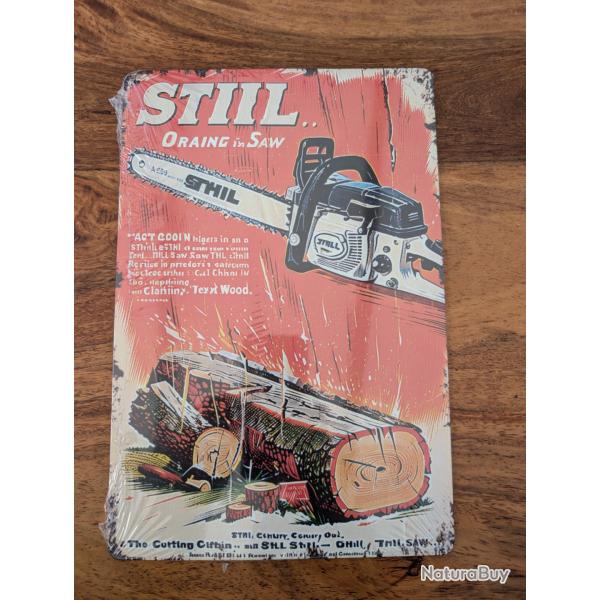 Plaque mtal stihl