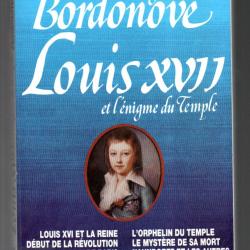 louis XVII et l'énigme du temple de georges bordonove ,