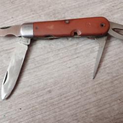 Couteau multifonction en dotation Armée Suisse - Elsener Schwyz. Modèle de 1954
