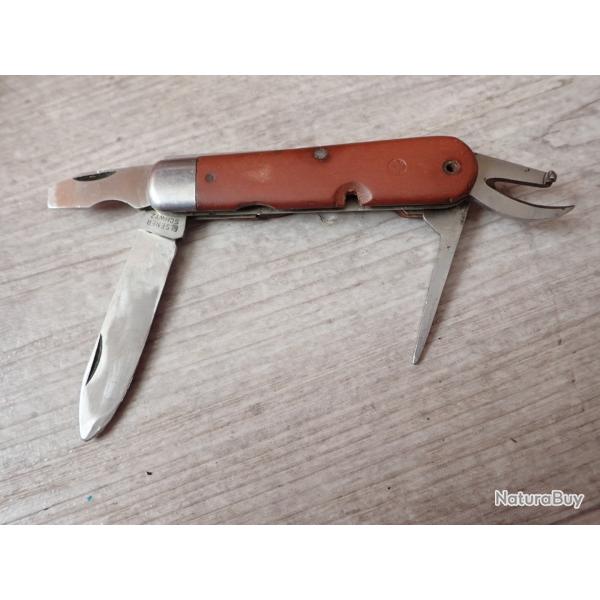 Couteau multifonction en dotation Arme Suisse - Elsener Schwyz. Modle de 1954