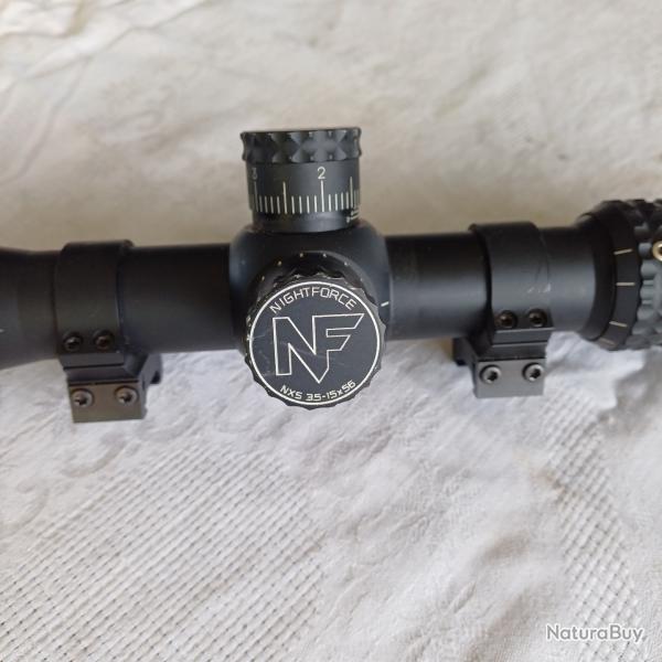 Lunette de tir Nightforce NXS 3,5x15-56 rticule lumineux