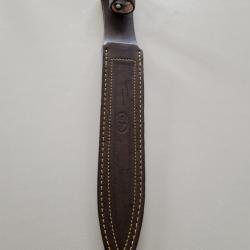 Poignard de chasse MUELA ALCARAZ  lame de 26cm manche en bois de cerf