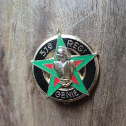 insigne  31° régiment bataillon du génie  / drago paris