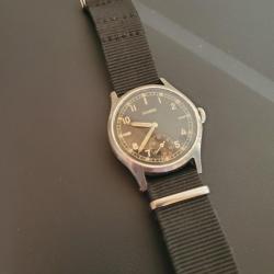 Montre Silvana DH mécanique AS 1130 ( Suisse ) WW2 1939 Fonctionne parfaitement