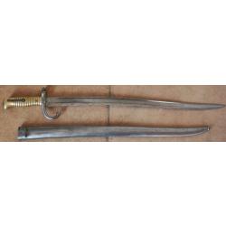rare baïonnette Chassepot fabrication allemande du contrat CAHEN