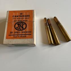 3 cartouches en .35 express winchester ou 35 winchester