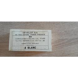 Boite cartouche à blanc