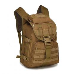 Sac à Dos Tactique 40L Robuste et Etanche Conçu pour la Chasse Camping randonnée et voyages Kaki