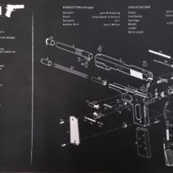 TAPIS DE NETTOYAGE COLT 1911