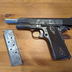 Colt 1911 A1 .45 ACP United States US army property 1919 Original M1911 Pistolet Seconde guerre WWII