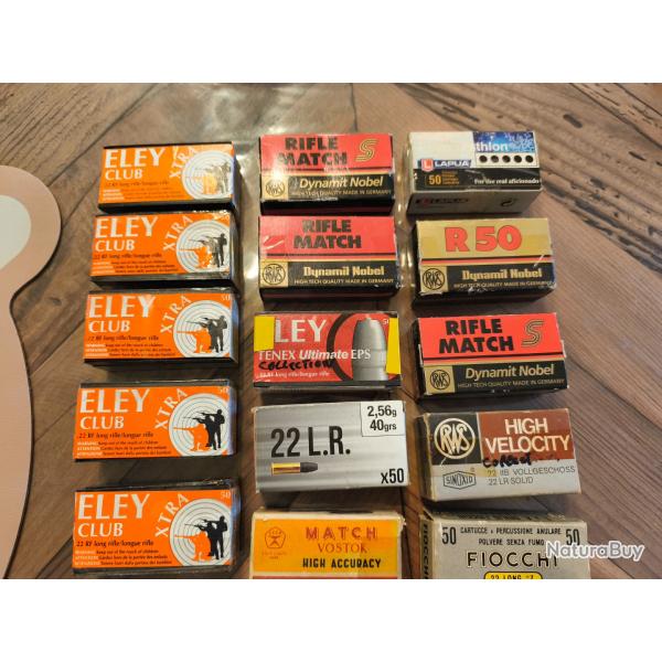 1 sans prix de rserve norme lot de balles de 22lr haut de gamme